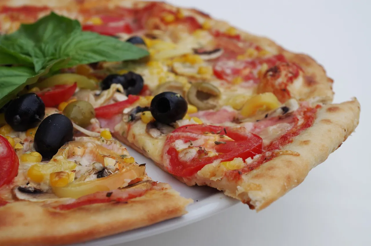 Sweet Savoury Pizza Illustration