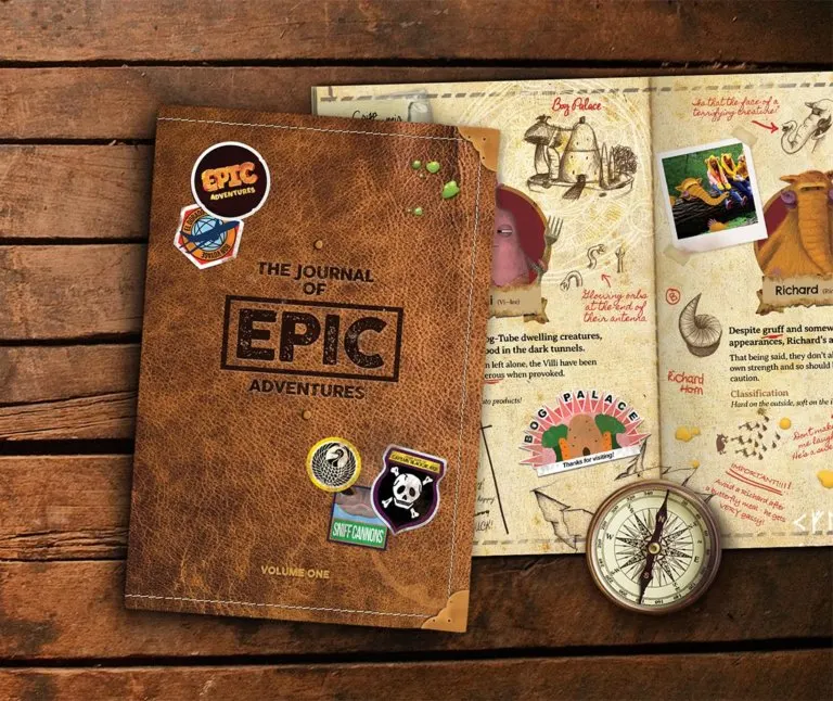 Children's adventure journal front cover